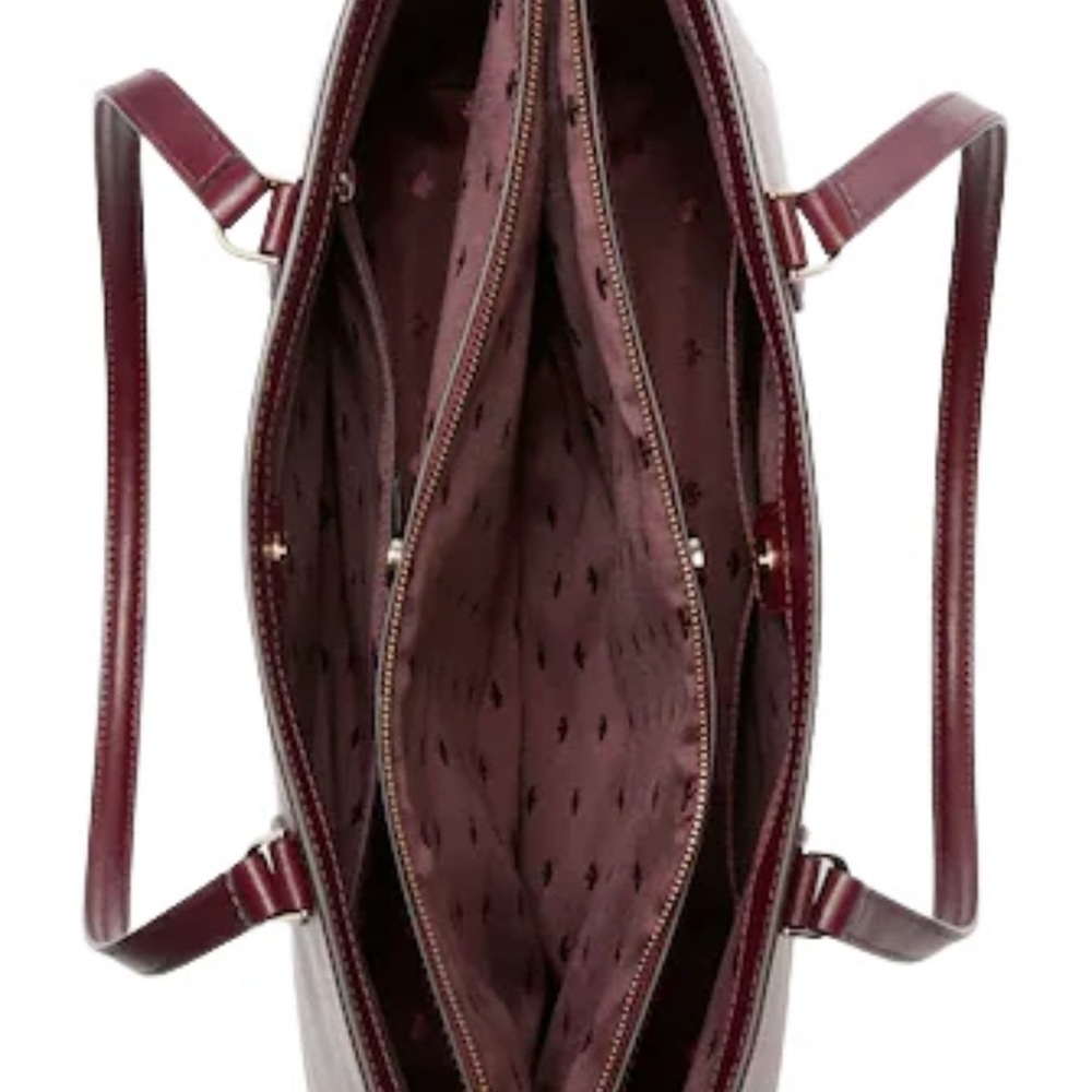 Kate Spade Burgundy Tote Bag - Picture 4 of 9